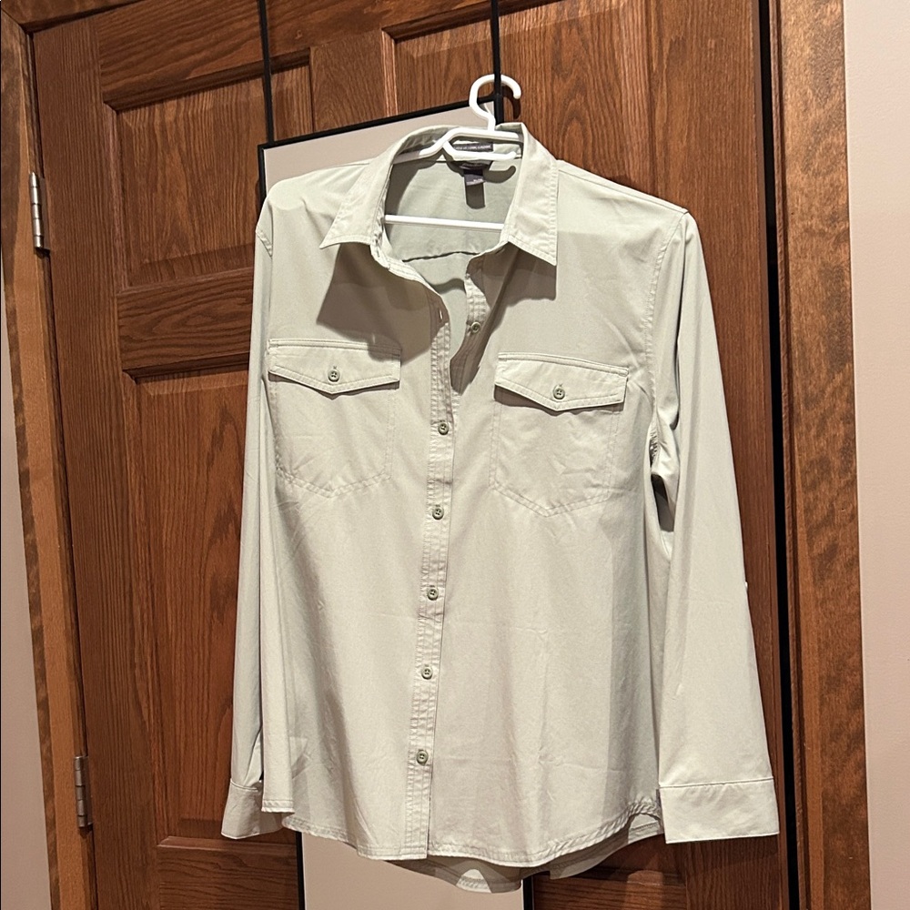 Eddie Bauer Light Green Blouse